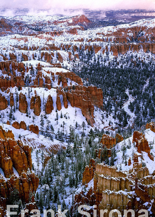 Winter in the City Bryce Canyon © Frank Sirona